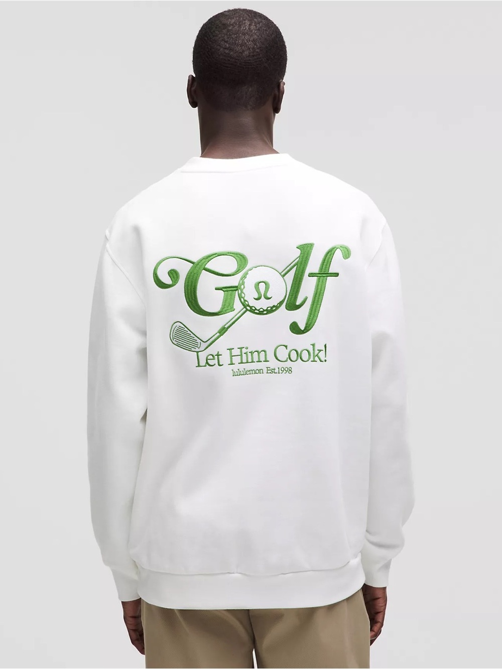 Lululemon Men's Large Crewneck
Sweatshirt Let Him Cook Min Woo Lee
Golf Pullover